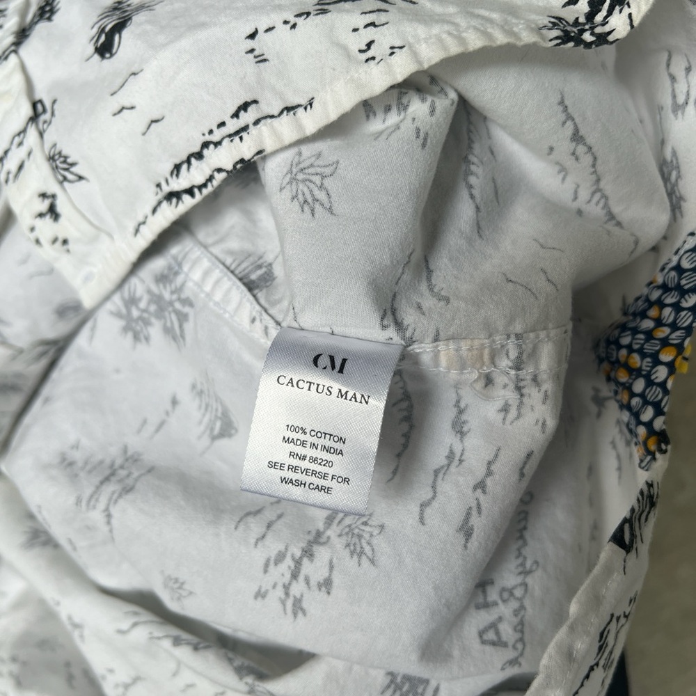 Cactus Man ALOHA button down shirt - Picture 7 of 7